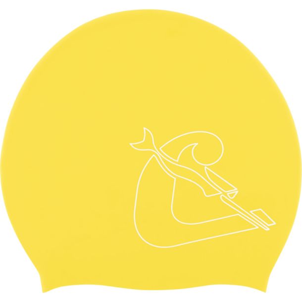 Loira Swim Cap Yellow / White