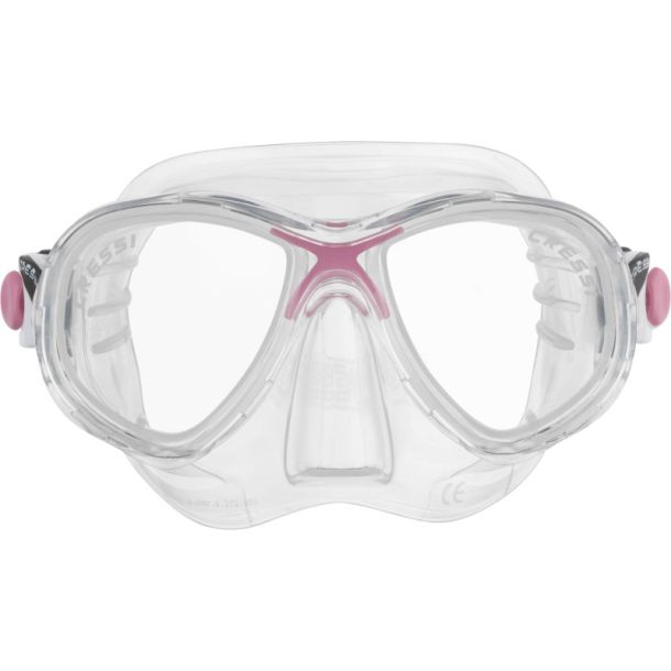 Cressi Marea Junior maske klar / pink