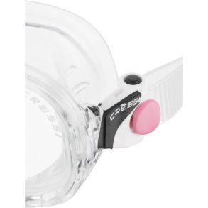Cressi Marea Junior maske klar / pink