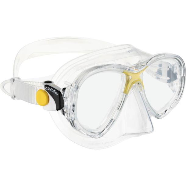 Cressi Marea Junior maske klar / gul