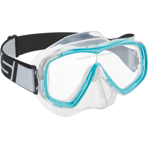Cressi Estrella Tx junior maske klar / akvamarin