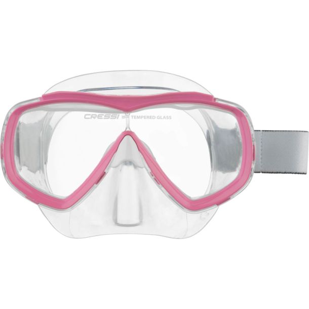 Cressi Estrella Tx junior maske klar / pink