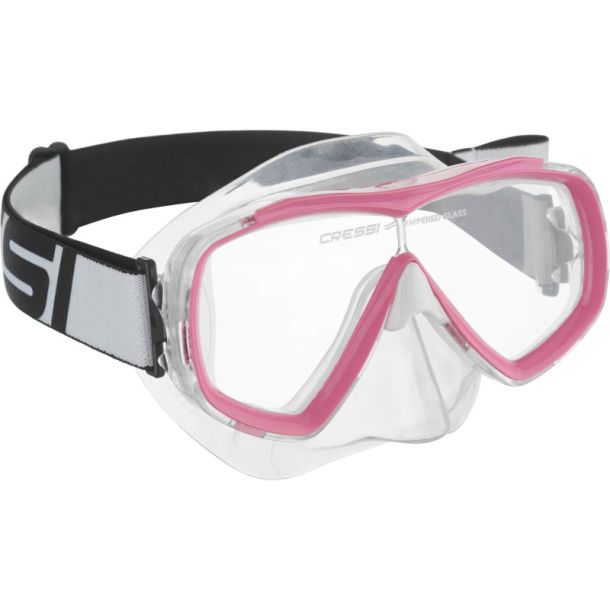 Cressi Estrella Tx junior maske klar / pink
