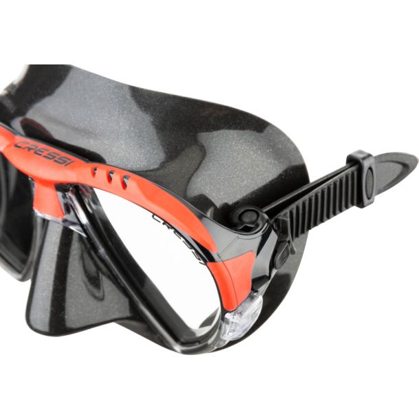 Cressi Matrix maske sort / r�d