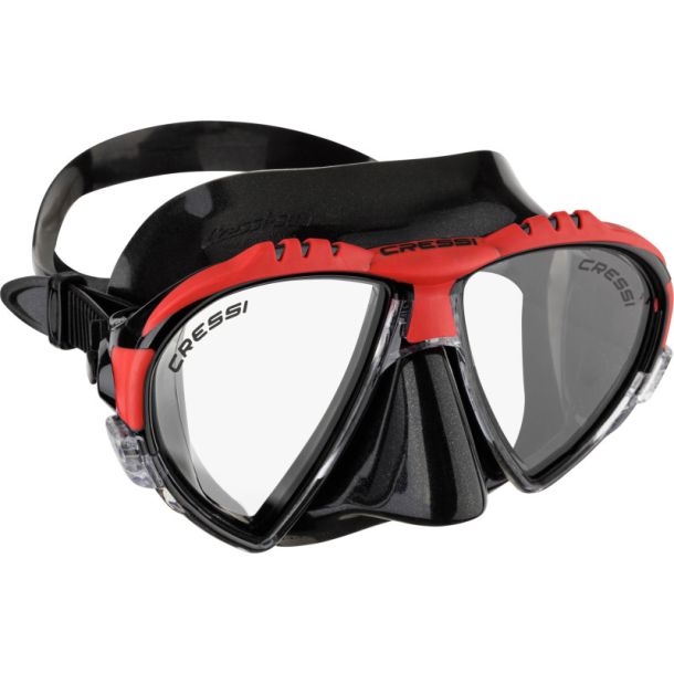 Cressi Matrix maske sort / r�d