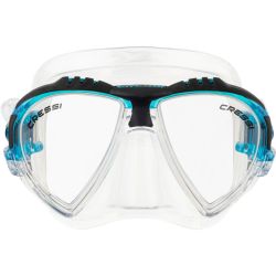Cressi Matrix dykkermaske klar / aquamarine