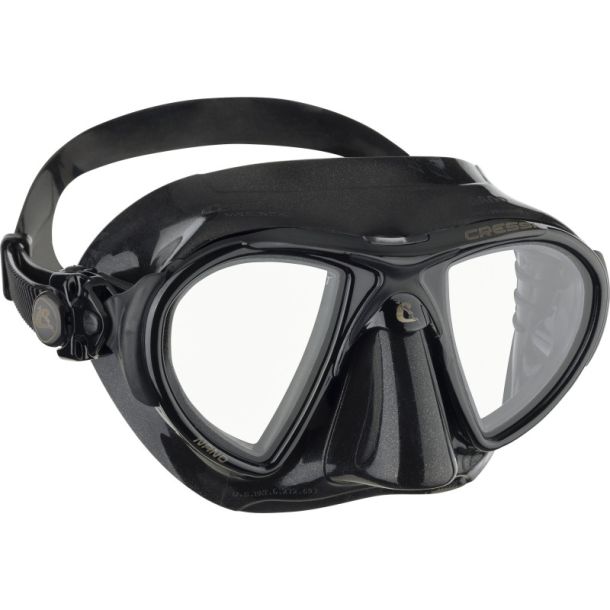 Cressi Nano maske sort / sort
