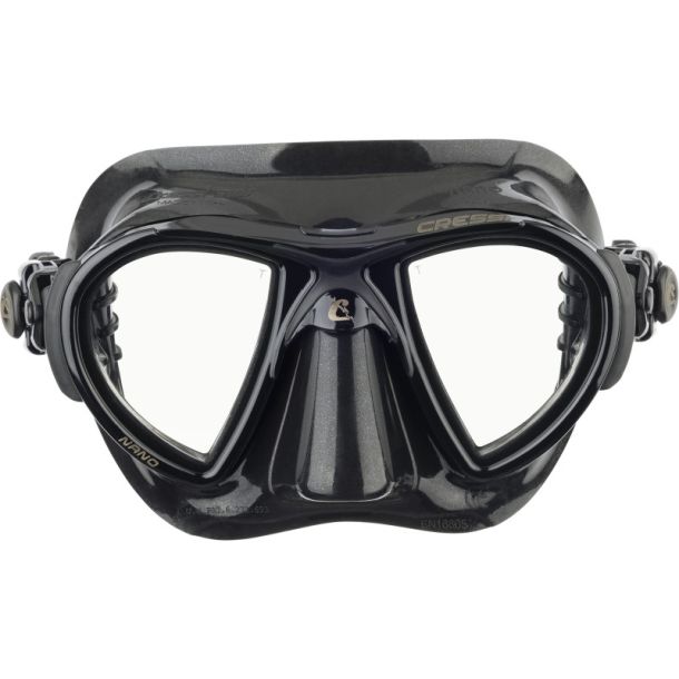 Cressi Nano maske sort / sort