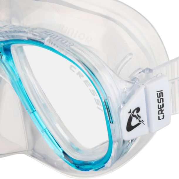 Cressi Perla Junior maske klar / aquamarine