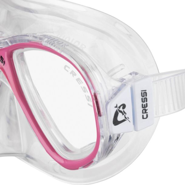 Cressi Perla Junior maske klar / pink