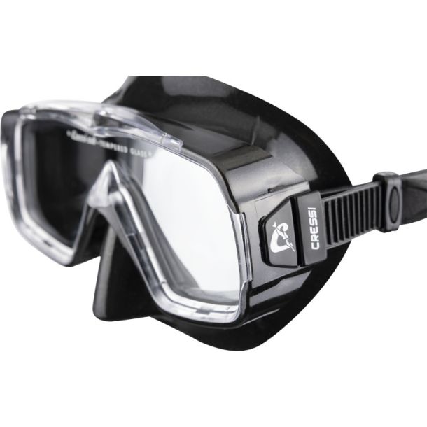 Cressi Sirena maske sort / sort
