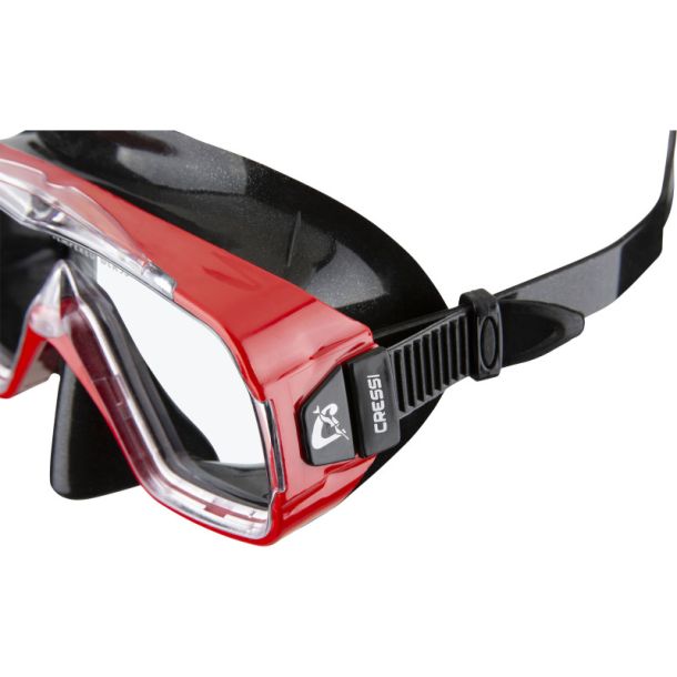 Cressi Sirena maske sort / r�d