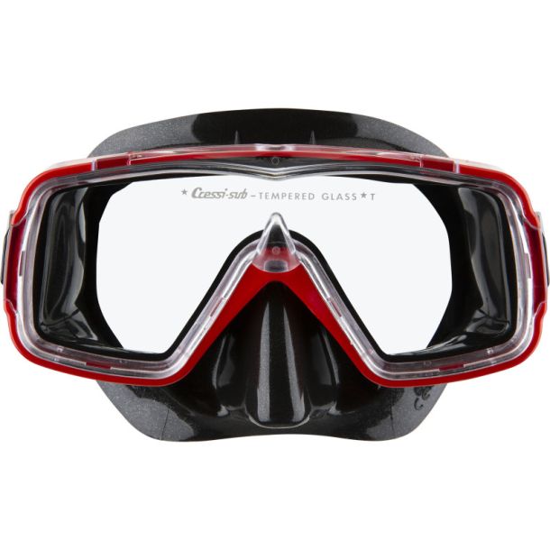 Cressi Sirena maske sort / r�d