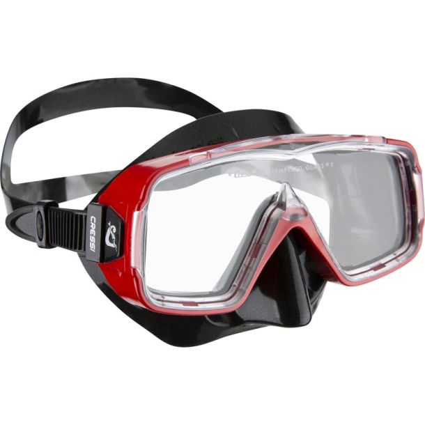 Cressi Sirena maske sort / r�d