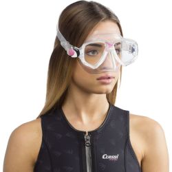 Cressi Marea dykkermaske klar / pink