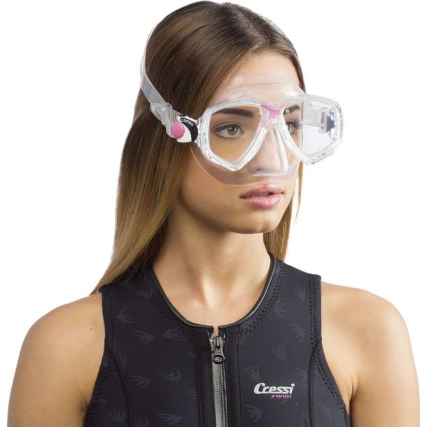 Cressi Marea maske klar / pink