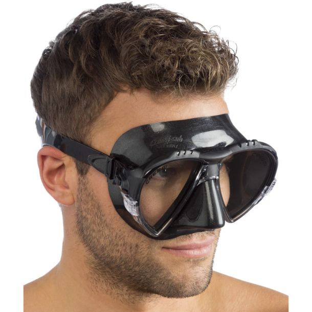 Cressi Matrix maske sort / sort