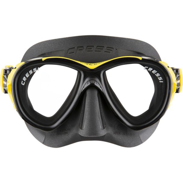 Cressi Naxos maske sort / gul