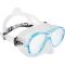 Cressi Naxos maske klar / aquamarine