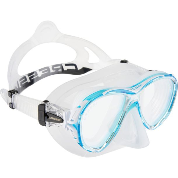 Cressi Naxos maske klar / aquamarine