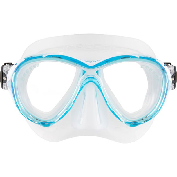 Cressi Naxos maske klar / aquamarine
