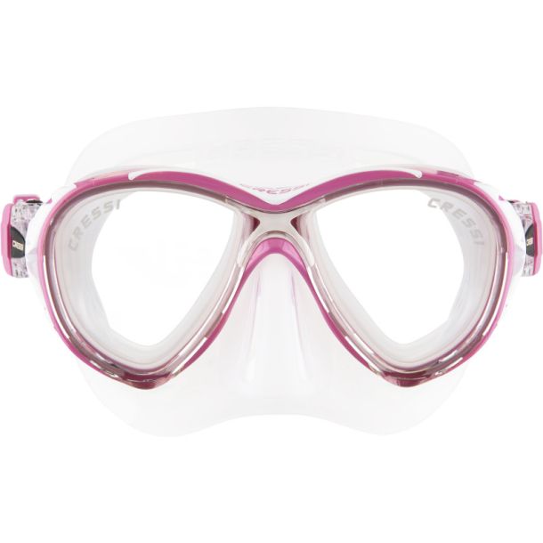 Cressi Naxos maske klar / pink