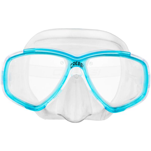 Cressi Perla maske klar / aquamarine