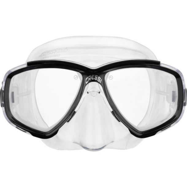 Cressi Perla maske klar / sort