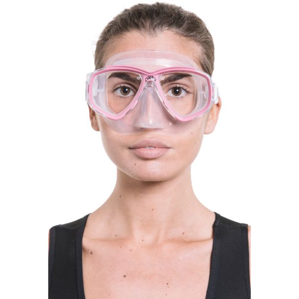 Cressi Perla maske klar / pink