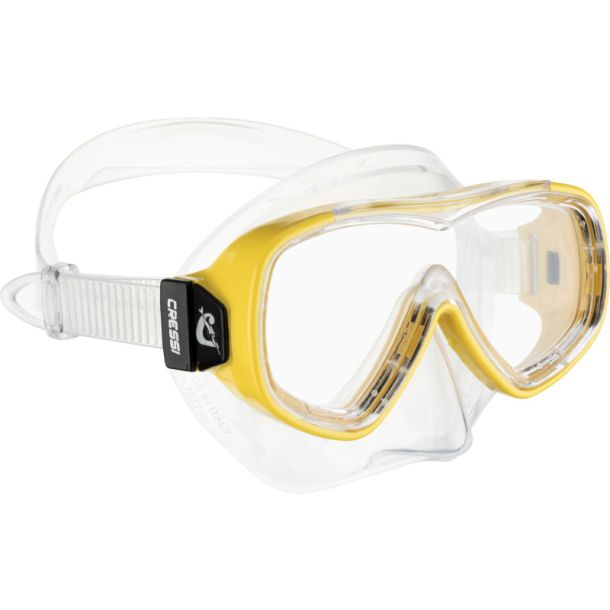 Cressi Piumetta Kid maske klar / gul