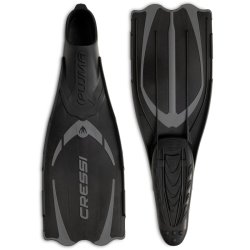 Cressi Pluma finner sort / s�lv