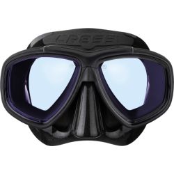 Cressi Prisma dykkermaske sort / sort / gul / bl� glas
