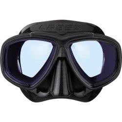 Cressi Prisma dykkermaske sort / sort / gul / bl� glas