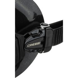 Cressi Prisma dykkermaske sort / sort / gul / bl� glas