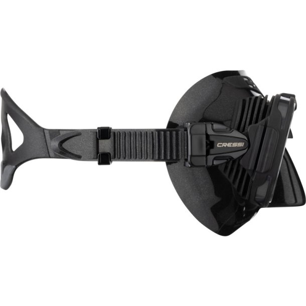 Cressi Prisma maske sort / sort / gul / bl� glas