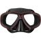 Cressi Prisma maske sort / r�d