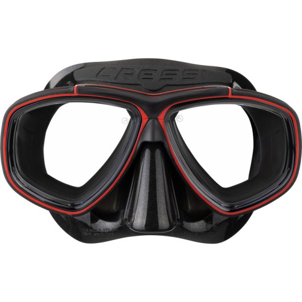 Cressi Prisma maske sort / r�d