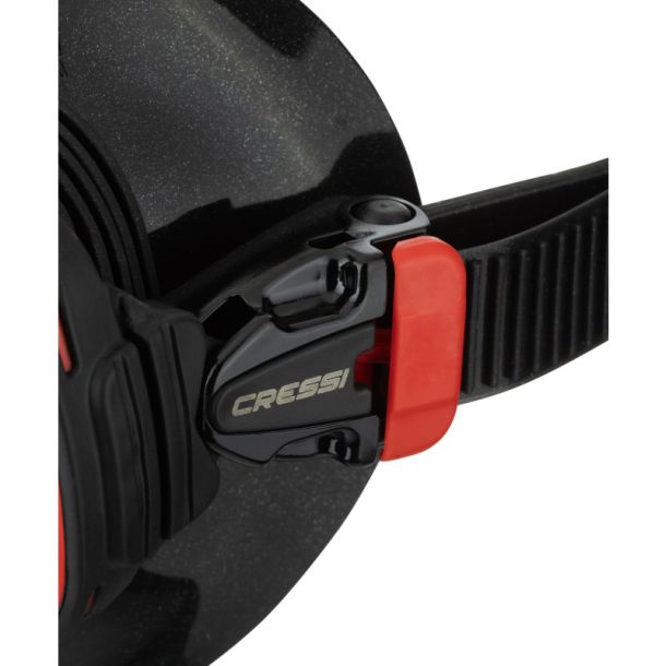 Cressi Prisma maske sort / r�d