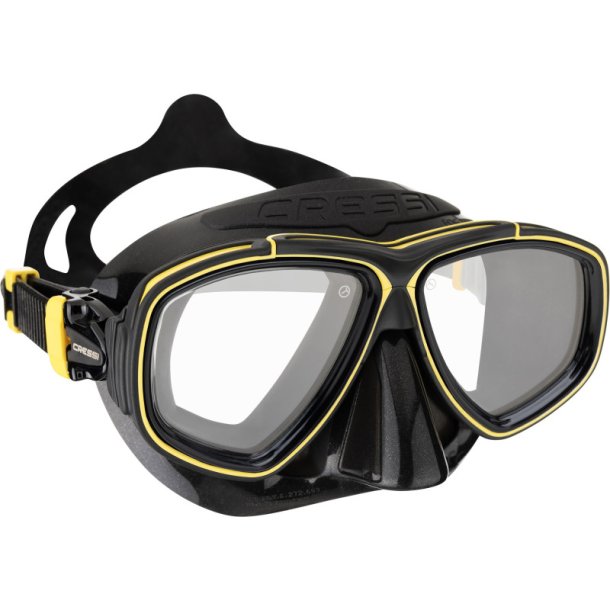 Cressi Prisma maske sort / gul