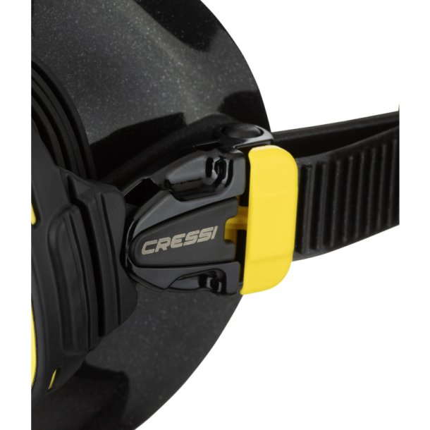 Cressi Prisma maske sort / gul
