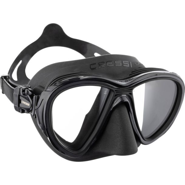 Cressi Quantum maske sort / sort