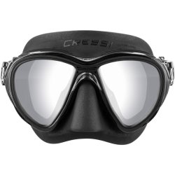 Cressi Quantum dykkermaske sort / s�lv spejlglas