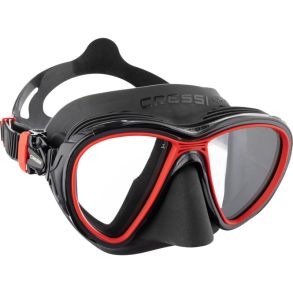Cressi Quantum maske sort / r�d