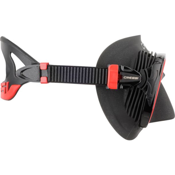 Cressi Quantum maske sort / r�d