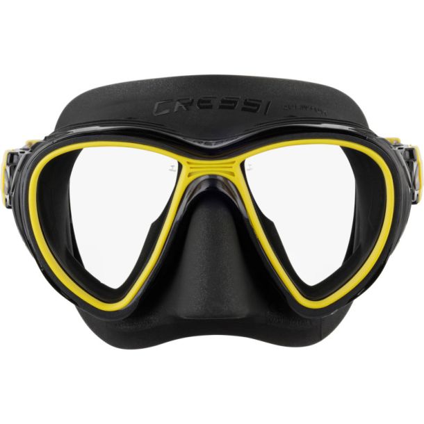 Cressi Quantum maske sort / gul