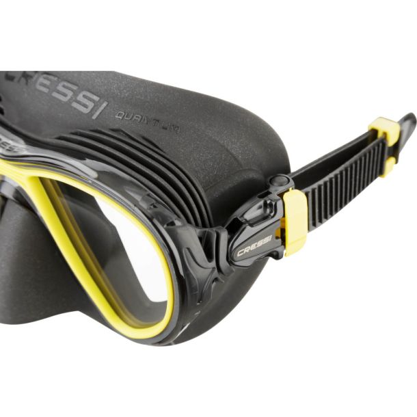 Cressi Quantum maske sort / gul