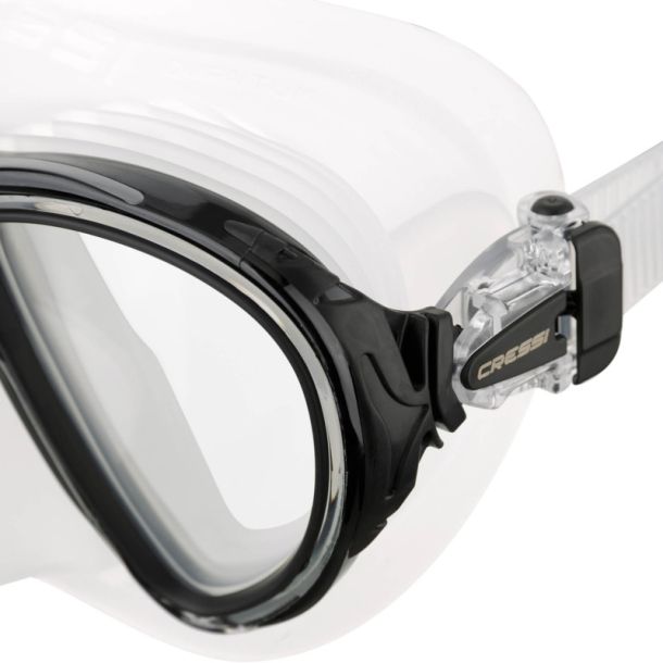 Cressi Quantum maske klar / sort