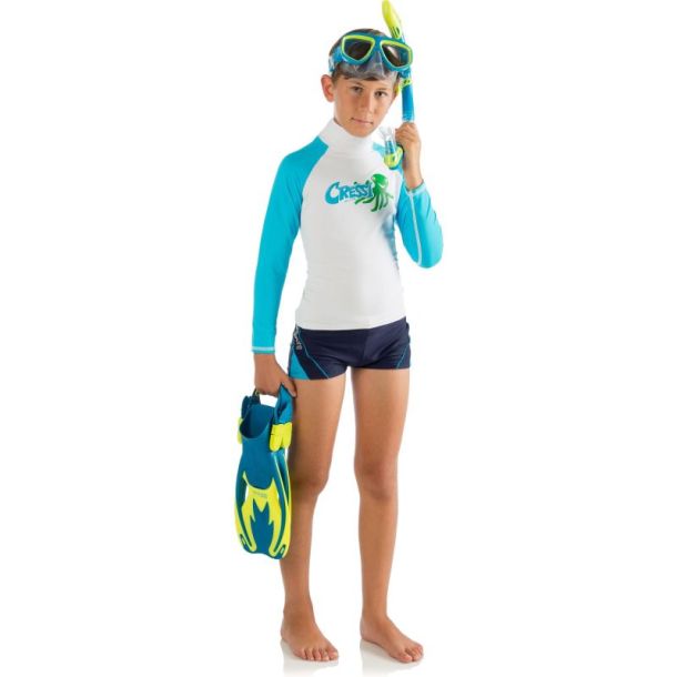 Octopus Rashguard Shirt Junior Long Sleeve