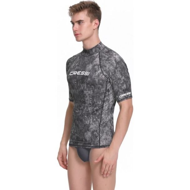 Camouflage Rashguard Shirt Man Short Sleeve