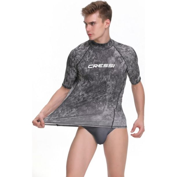 Camouflage Rashguard Shirt Man Short Sleeve